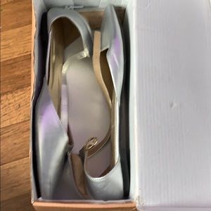 Cherish silver flats, worn once